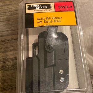 Uncle Mikes 5523-2 Kydex Belt Belt Holster with Thumb Break / Fits Sig Pro 2340